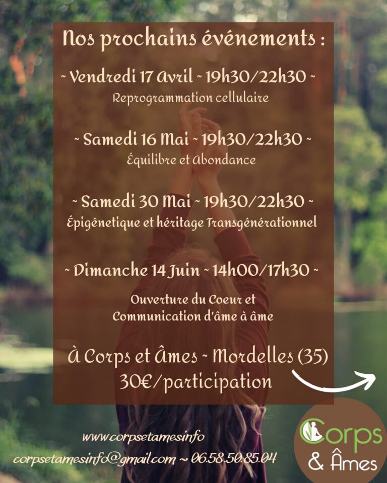 Nouveaux événements du printemps 2026